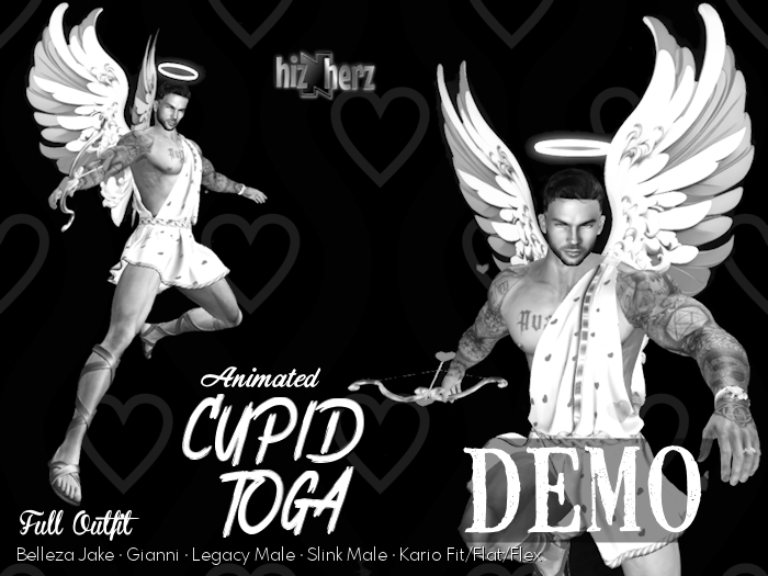 hizNherz Men's Cupid Toga DEMO (Animated)