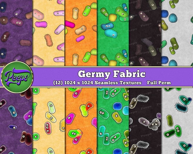Peeps Textures Germy Fabric