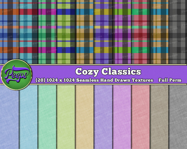 Peeps Textures Cozy Classics