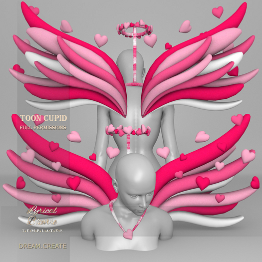 !Lyrical B!zarre Templates! - Toon Cupid MESH FP
