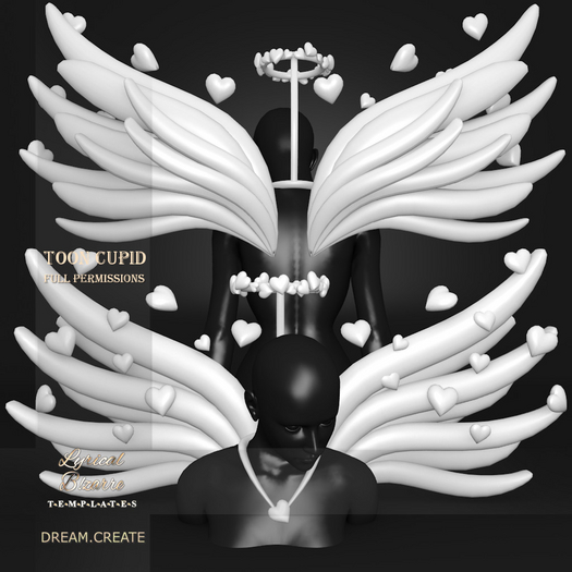!Lyrical B!zarre Templates! - Toon Cupid MESH DAE Version