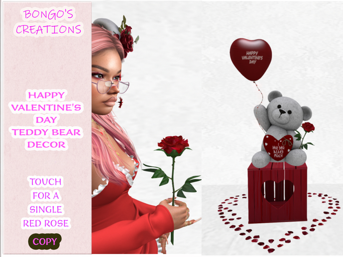 BMC5513 - HAPPY VALENTINE'S DAY TEDDY BEAR