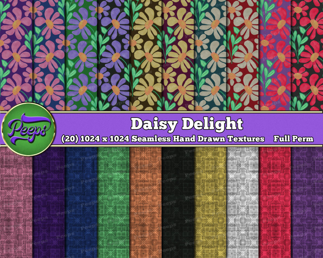 Peeps Textures Daisy Delight