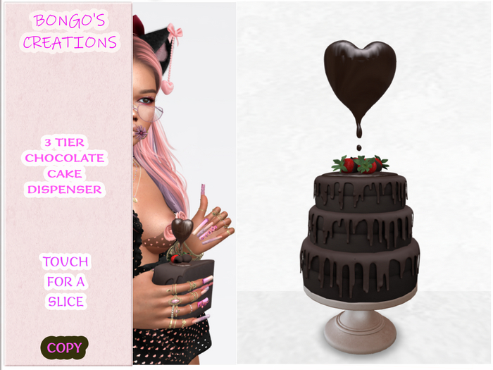BMC5517 - 3 TIER CHOCOLATE CAKE