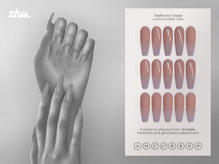 zhu. Eva mesh nails DEMO