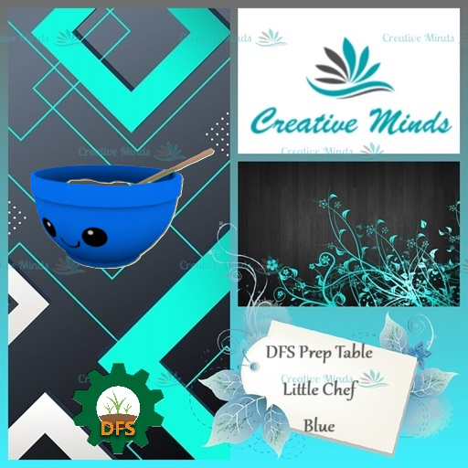 DFS Prep Table : Little Chef - Blue