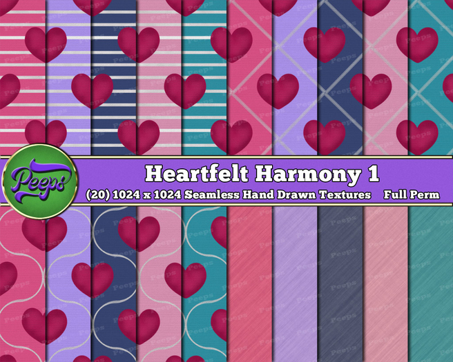 Peeps Textures Heartfelt Harmony 1
