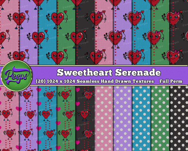 Peeps Textures Sweetheart Serenade