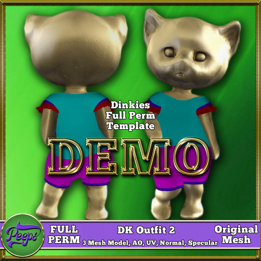 Peeps FP Dinkies DK Outfit 2 DEMO