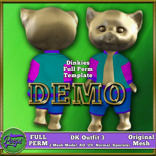 Peeps FP Dinkies DK Outfit 3 DEMO