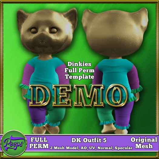 Peeps FP Dinkies DK Outfit 5 DEMO