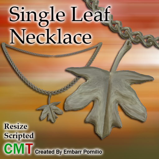 (PS) Single Leaf Necklace