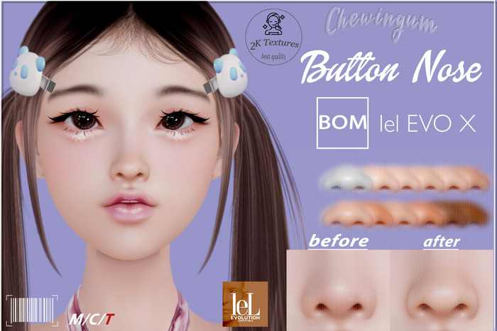 Chewingum BUTTON NOSE BOM EVOX UPDATE 2K BOX