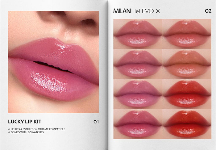 MILANI - "LUCKY" LIP KIT / FATPACK