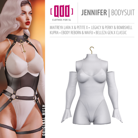 [ADD] Jennifer Bodysuit - White