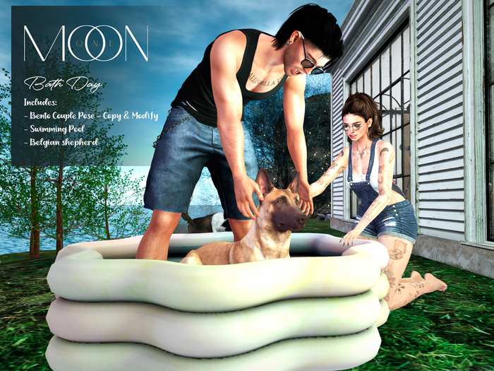 .::One Moon::. Bath Day Pose