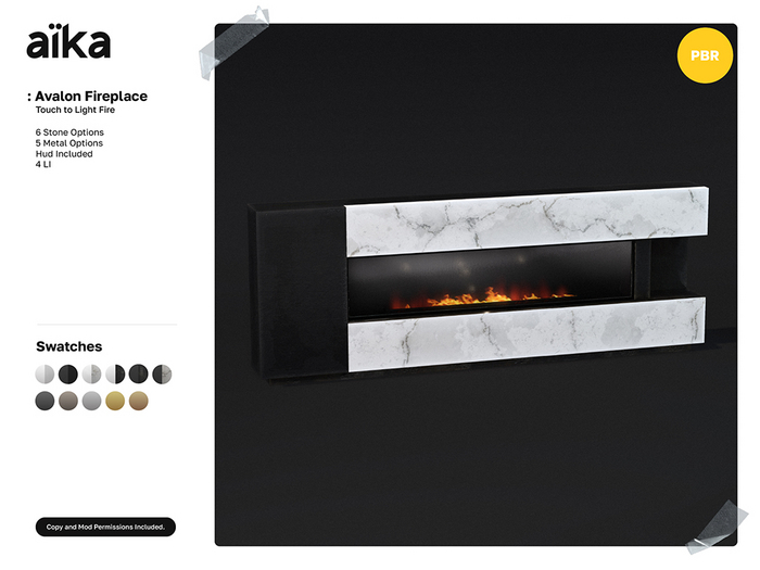 aika - Avalon Fireplace (add)