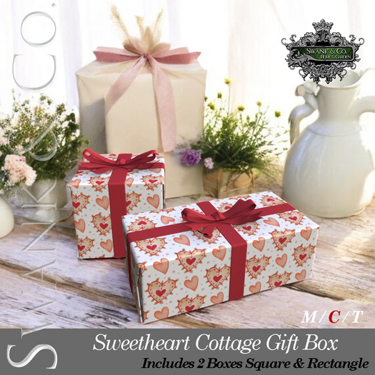 Swank & Co. Sweetheart Cottage Gift Box 