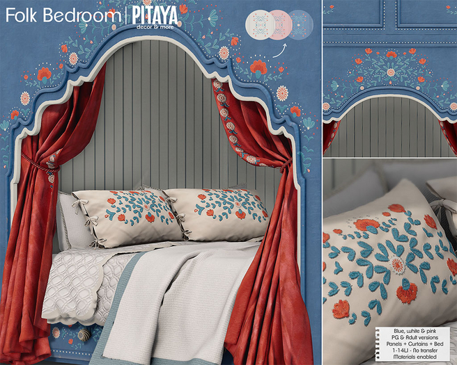 Pitaya - Folk Bedroom - FatPack PG 