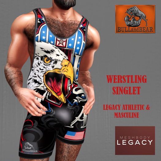 BULL&BEAR - WRESTLING SINGLET EAGLE - LEGACY