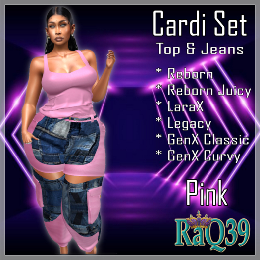 Second Life Marketplace - [R39] Cardi Set-Pink