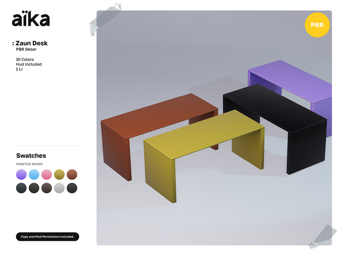 aika - Zaun Desk (add)