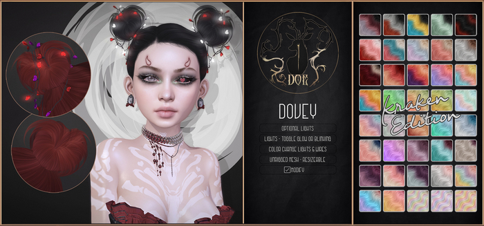 . Doe . Dovey . Kraken . 