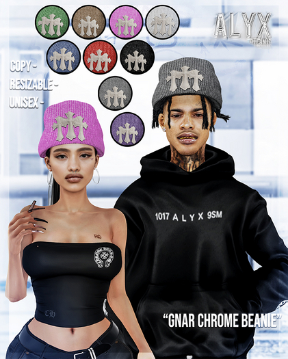 ALYX. Gnar Chrome Beanie (Fat-Pack)