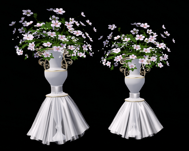 Decorative vase with flowers