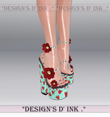 Haru Heels summer watermelon