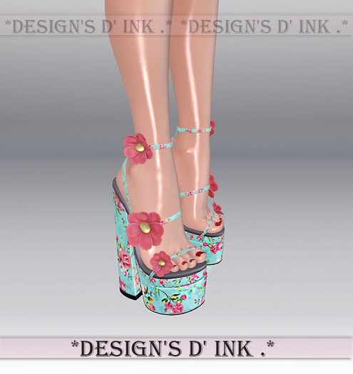 Haru Heels shabby chic