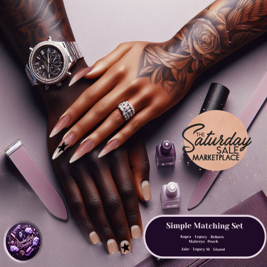 {DGS} SIMPLE MATCHING NAIL SET FATPACK 