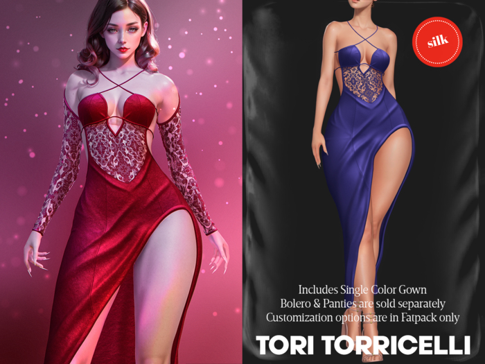 TORI TORRICELLI // Elara Gown // Royal Blue