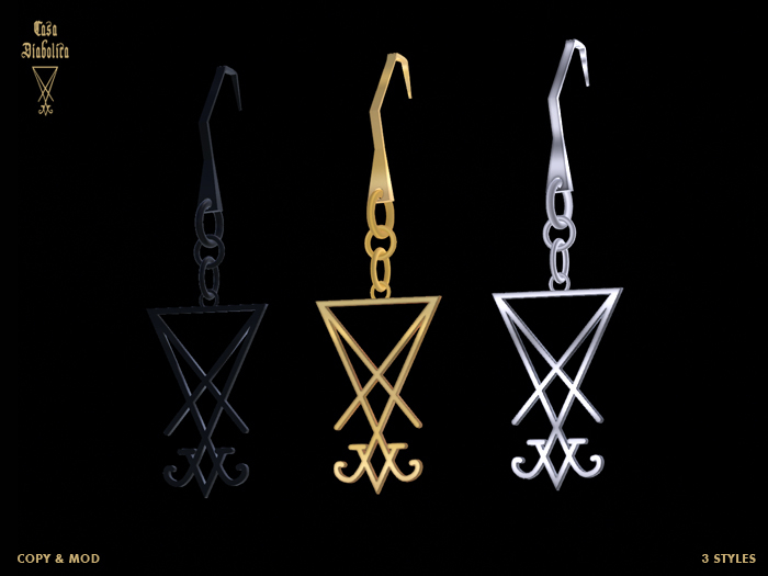 Lucifer pair of Earrings set 