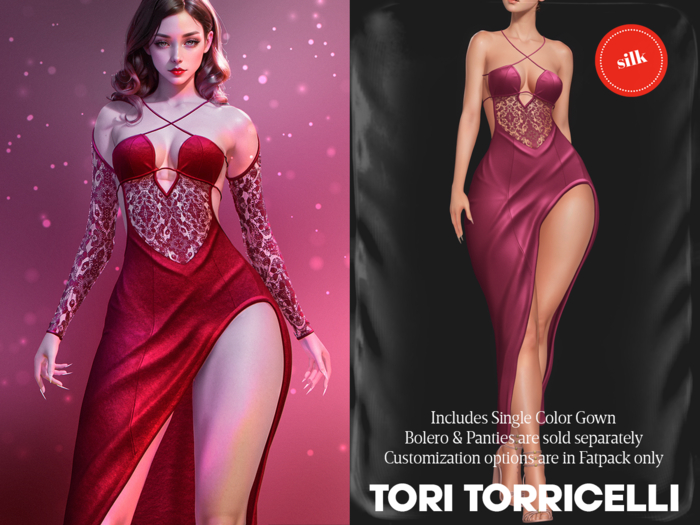 TORI TORRICELLI // Elara Gown // Rose