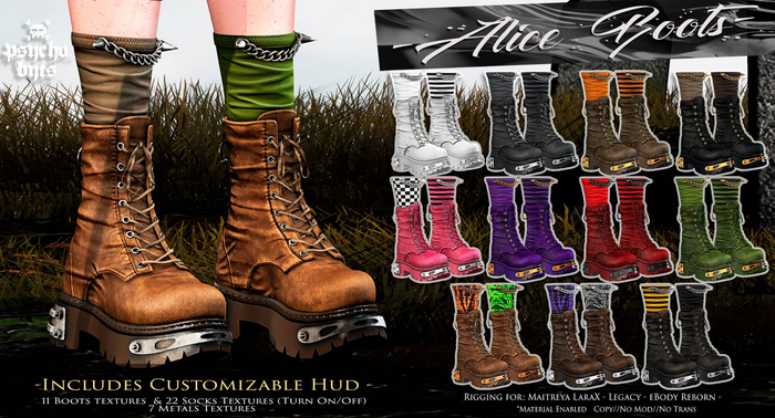 .{PSYCHO:Byts}. Alice Boots // 