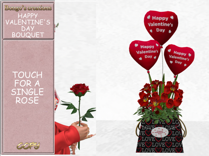 BMC5539 - HAPPY VALENTINE'S DAY BOUQUET