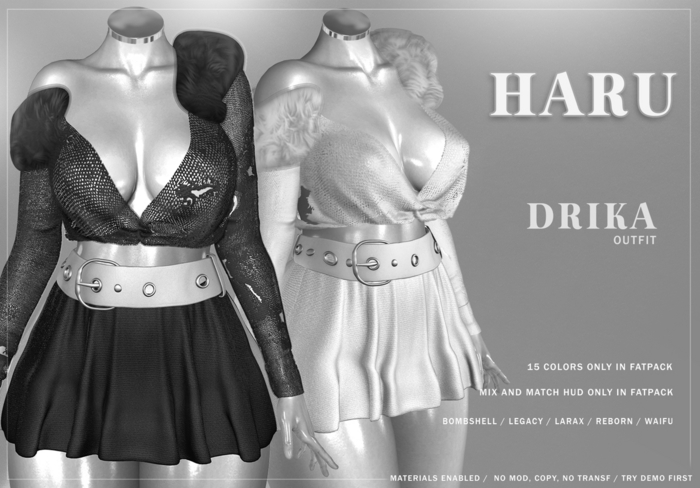 HARU - Drika Outfit Fatpack ( ADD ME ) DEMO