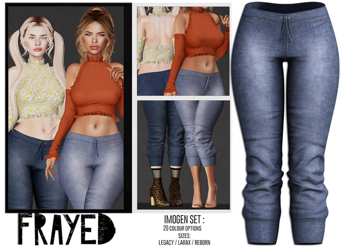 Frayed - Imogen Pants - Vintage