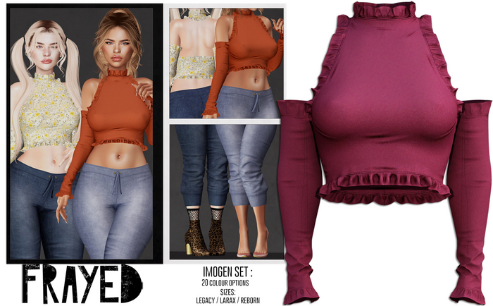 Frayed - Imogen Top - Wine
