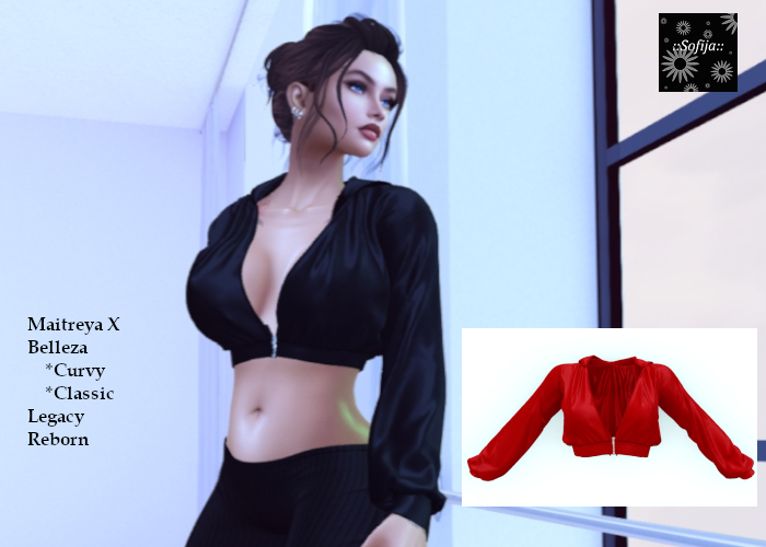 ::Sofija:: LuLu Hoodie - Hot Red (add me)