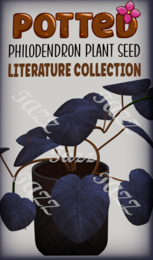Potted: Philodendron Plant Seed: Literature Collection