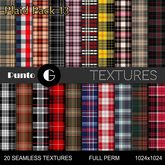 Full Perm Textures - Plaid Pack 13