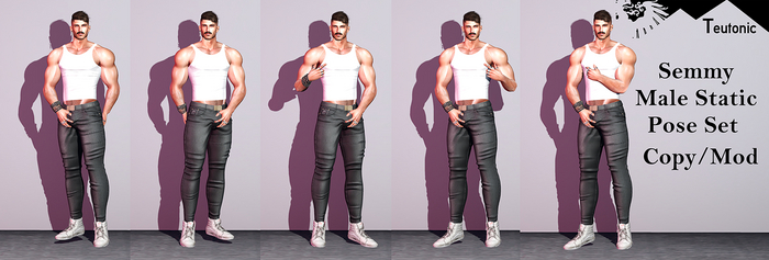 Teutonic - Semmy Static Male Pose  Set (Boxed)