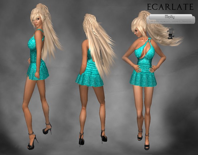 EM - Mini Dress - LightGreen/ Mini Robe - Molly