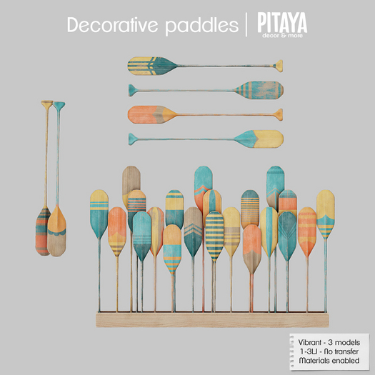 Pitaya - Decorative Paddles - FatPack