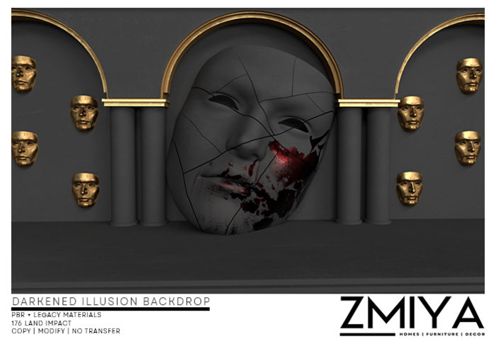 ZMIYA Darkened Illusion Backdrop