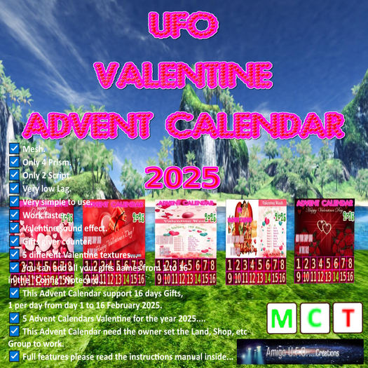 UFO - ADVENT CALENDARS VALENTINE 2025 (16 Days,GJN) - BOX