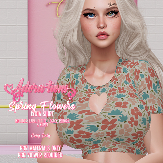 Adora-tions - Spring Flowers Lydia Shirt