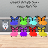 {DWDK} Butterfly Chair - Rainbow Pack (TD)